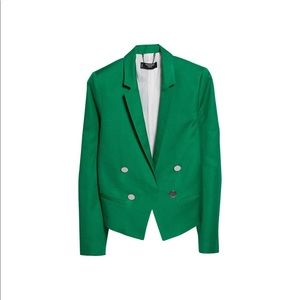 [Mango] linen/cotton blend blazer